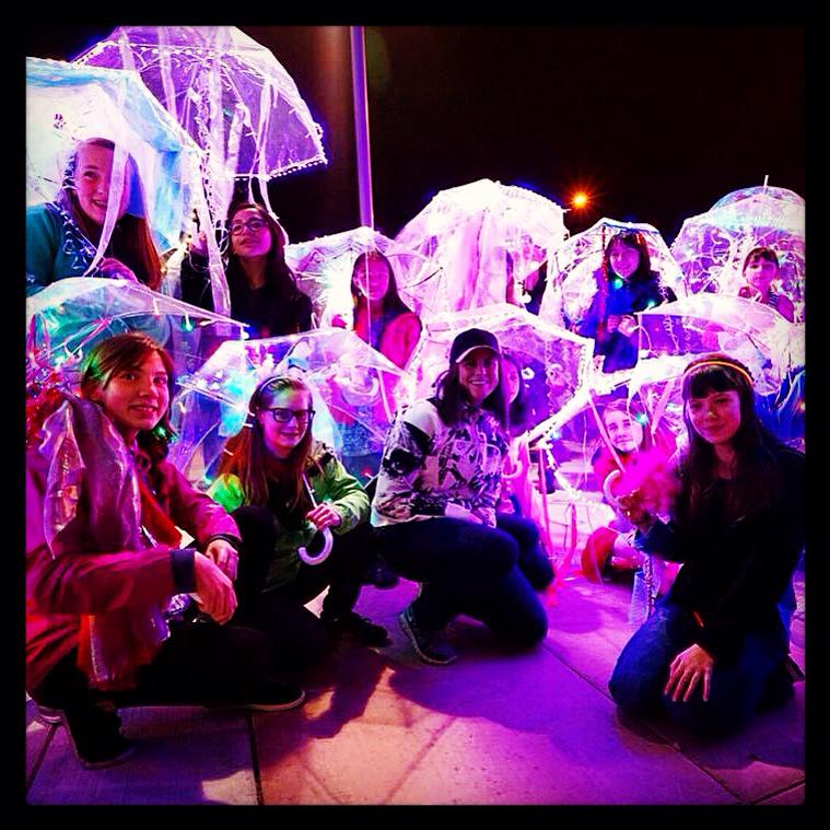 SchulichENGG's tweet photo. Great job @Cybermentor on the umbrellas. Love how you inspire young women to explore #STEM #Beakerhead2015 http://t.co/hZ8aBCu590