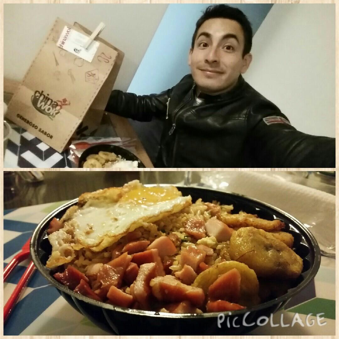 carlospalmah's tweet photo. Llego a mi casa después del show y mis amigos de China Wok me mandaron su nuevo Aeropuerto de cecina! #generososabor http://t.co/9iHWGM2ONO