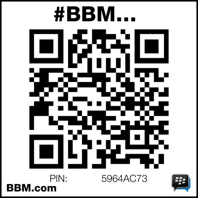 #BBMme PIN:5964AC73
pin.bbm.com/5964AC73