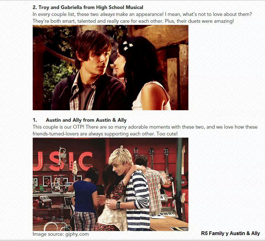 melodylopez656's tweet photo. #Raura ganó en el primer lugar de la mejor pareja de @DisneyChannel

#KCAArgentina  #AustinAlly http://t.co/WYhWpn7oqs