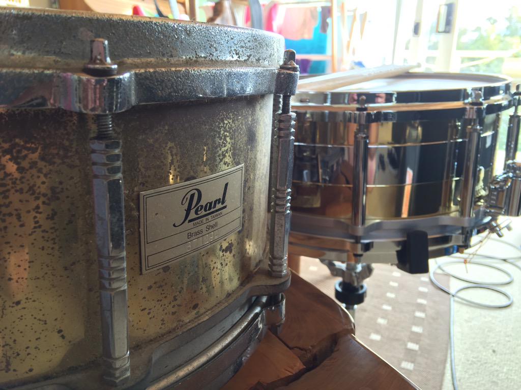 First generation #pearl free floating #snaredrum and verses the latest