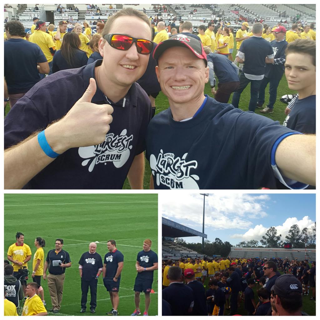 jamiesportstwit's tweet photo. @BrisCity_NRC @BuildcorpNRC We came, we scrummed, we saw Alf Stewart from Home&amp;Away. I mean Ray.... #NRCFan #NRC2015 http://t.co/M5tEHlIVqK