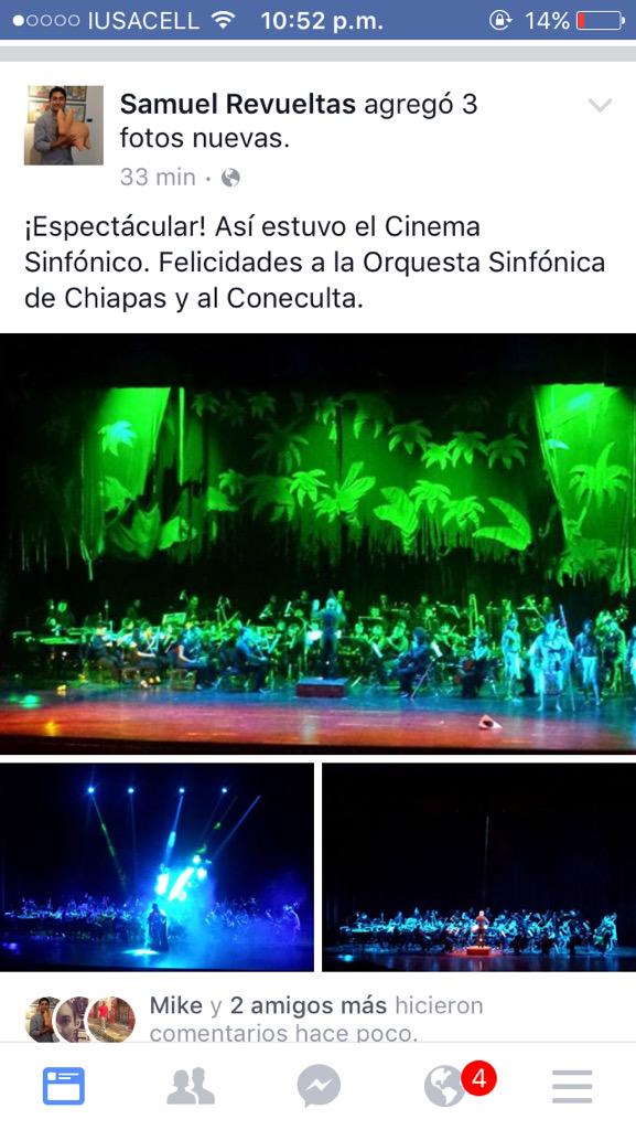 AleValdoD's tweet photo. Cine, Teatro y Música, se unen para presentar Cinema Sinfónico
Hoy 2 funciones
Gracias al público, todo un éxito! http://t.co/mdRpcXKpEV