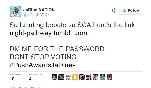 _aevin's tweet photo. @StarCinema may mali po atang nagyayari sa poll voting. Please investigate po. Thanks. http://t.co/WRfqBANeoe