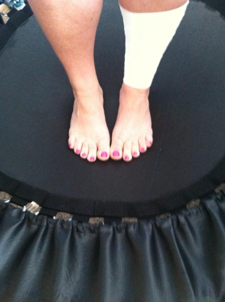 LIFEONQ's tweet photo. #TornAchilles damaged her #Soleus #muscle.Can't walk without pain,but she can #Cellercise. http://t.co/Uga33fmKnh http://t.co/R9E01CVWAl