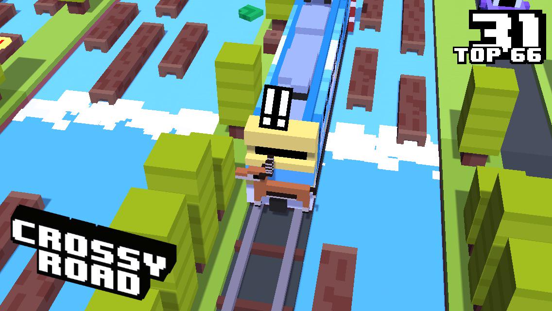 SsuJake's tweet image. 31 on #crossyroad. My top is 66. crossyroad.com