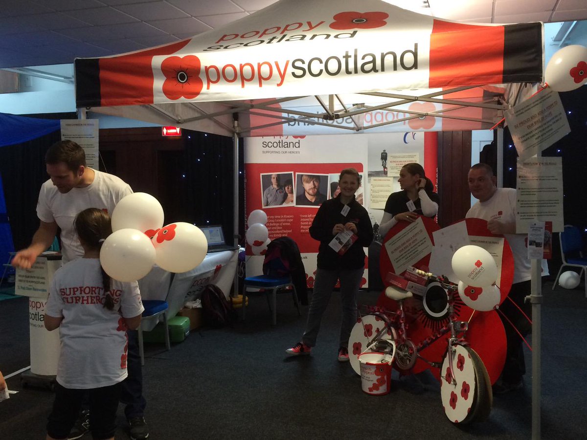 poppyscotland's tweet photo. Team Poppy ready for action again at Cyclefest, Edinburgh #CycleFestEd http://t.co/BsvsmZnwZU