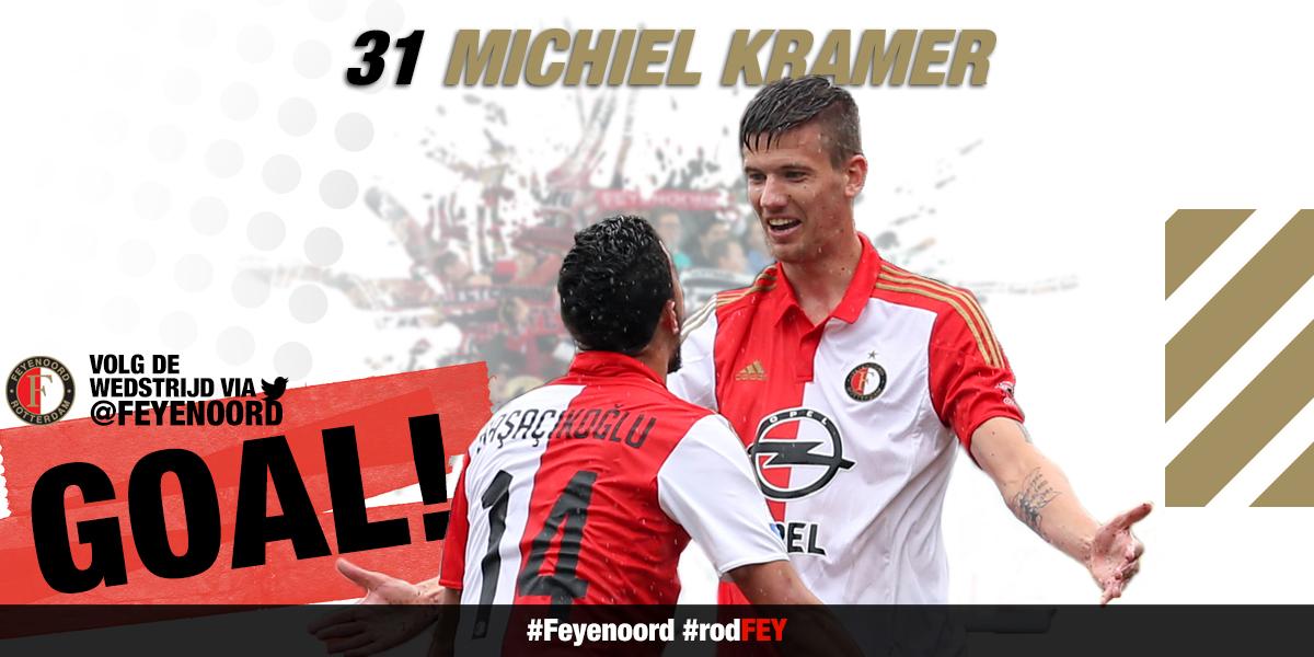 Feyenoord's tweet image. DOELPUNT FEYENOORD! 0-1!