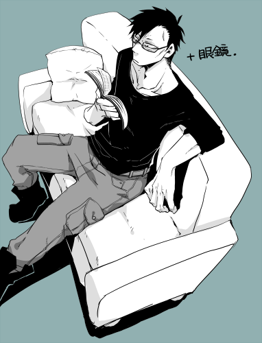 この前の奴実は元々ニコに眼鏡かけてたの。あと落書き 