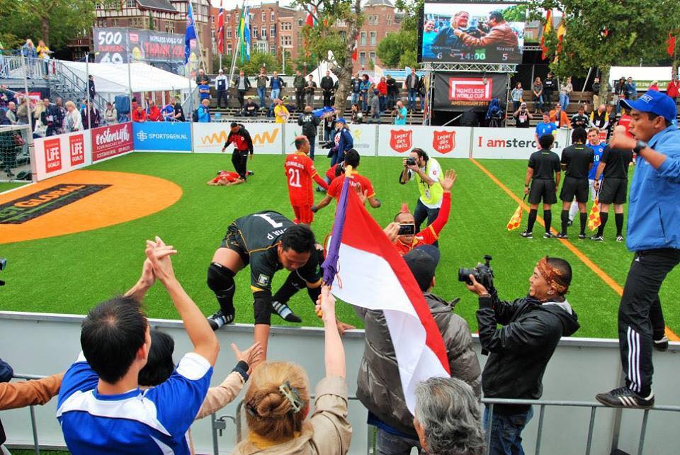 yamahaindonesia's tweet photo. BREAKING:Timnas #Indonesia HomelessWorldCup @RumahCemara memenangkan Juara #AmsterdamCup setelah kalahkan Norwegia6-5 http://t.co/5GZ7V0ffg9