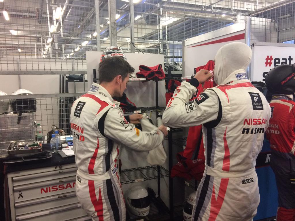 NISMO's tweet photo. It's time to unleash the Buncombe! @al_buncombe and #fastfrenchman @GaetanPaletou up next http://t.co/y1n7XFna02