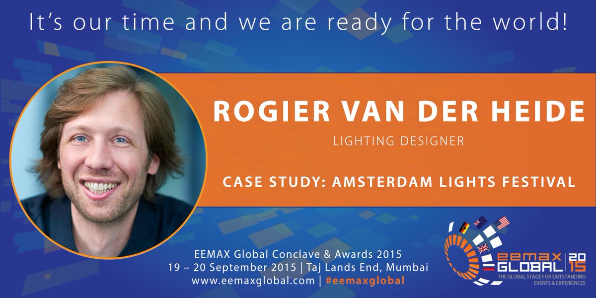 eemaindia's tweet image. Know everything about the #lightengineering from @rogiervdheide at #AmsterdamLightsFestival #EEMAXGlobal 2015
