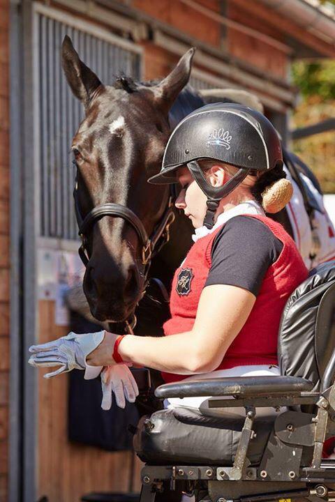 FEI_Global's tweet photo. It's all on today for our Para-Dressage stars in the Freestyle of the FEI Euro Champs, who will take home the medals? http://t.co/US4hdflaPN