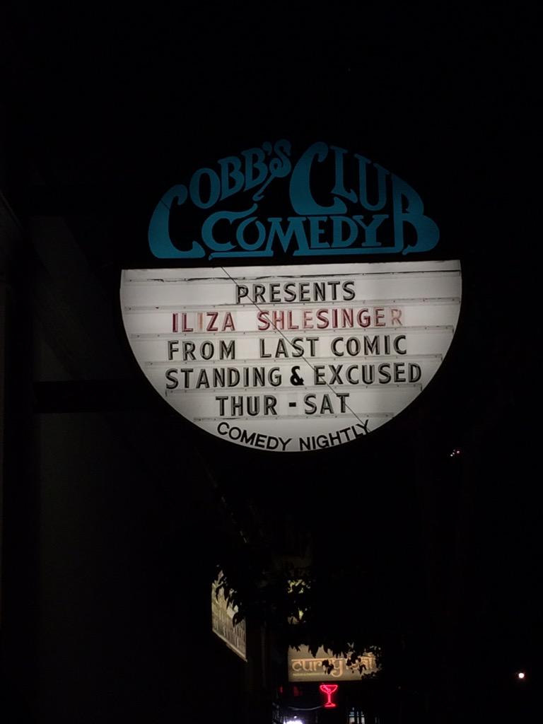 doctortarantino's tweet photo. Best night w best BF @TomTarantino seeing @iliza #warpaint #idontwanttofight http://t.co/W7Gnelpqr8