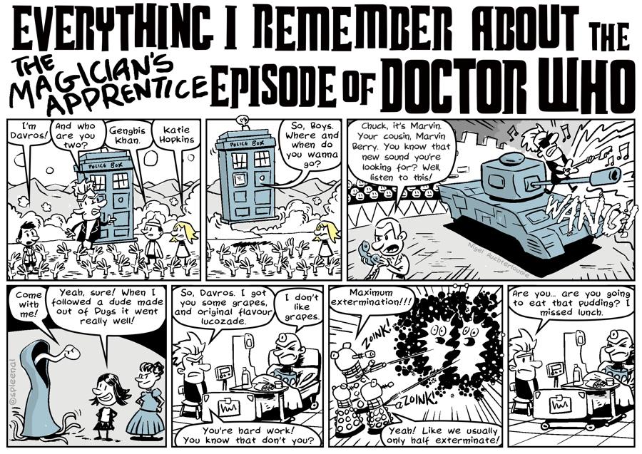 Everything I remember happening in last nights Doctor Who. #DoctorWho #DoctorWhoSeries9