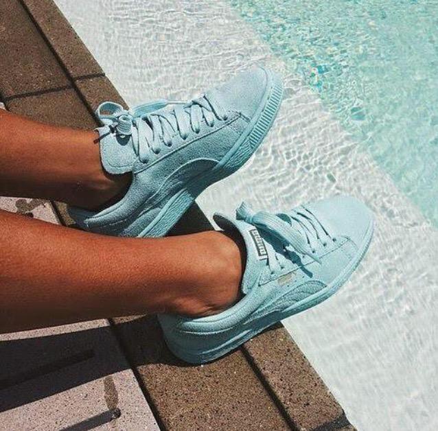 puma suede pastel