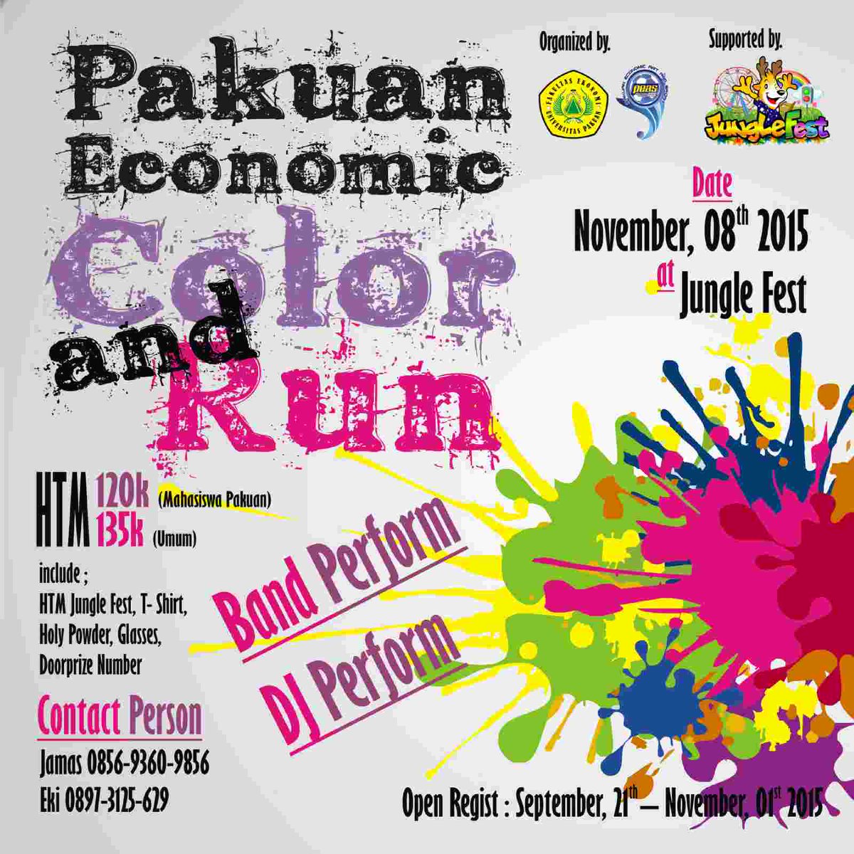 blm_feunpak's tweet photo. Color&amp;Run, &amp; futsal, pendaftaran d stand PEAS samping kelembagaan @bem_feunpak @hmm_feunpak @hmdfeunpak @hmafeunpak http://t.co/fgSdZAt2m2