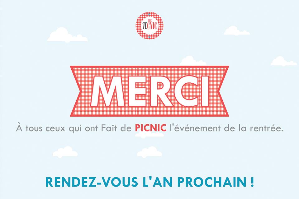 MERCI ! #PICNICDZ #LAventureContinue