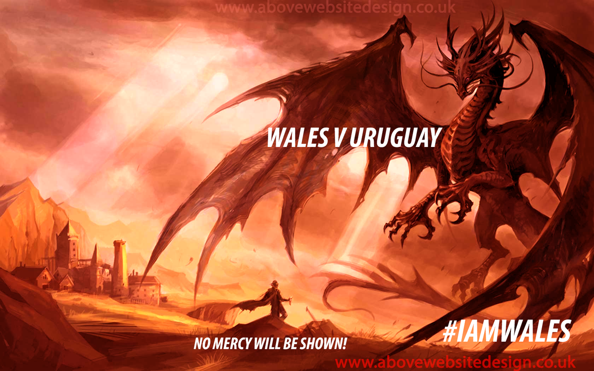 AboveWebDesign's tweet photo. #IAMWALES #NOMERCY #WALES #URUGUAY #WalesRugby #WRU #UruguayRugby #RugbyWorldCup Welsh Rugby Support #abovewebdesign http://t.co/ezNNEKWmVC