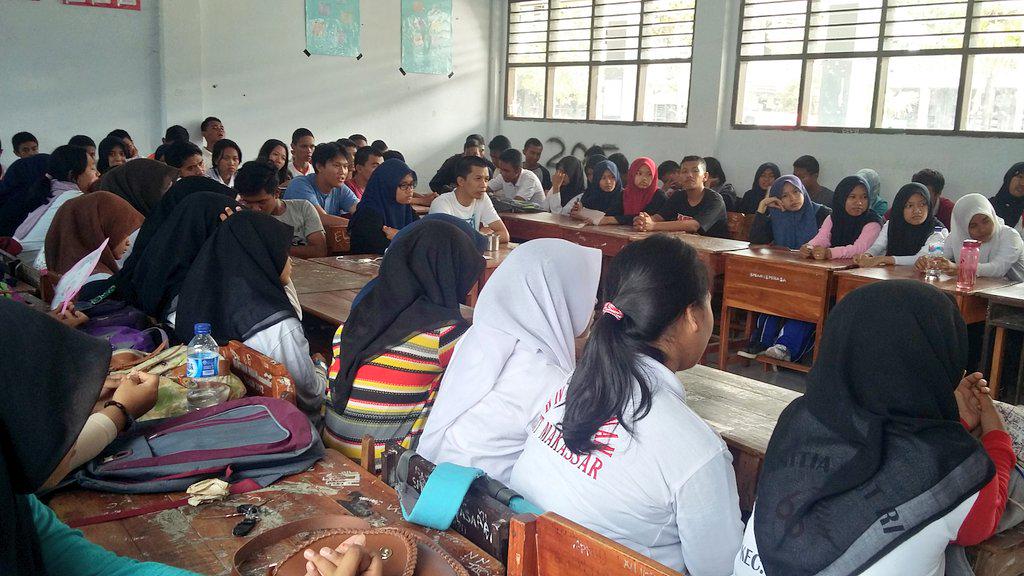 Selamat Sore. Hari kami Melaksanakan Rapat Pertanggungjawaban Perekrutan Anggota Muda Paskibra159 Angkatan 2015.