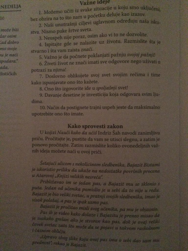 Ucenje je ili trajno ili nistavno ;)