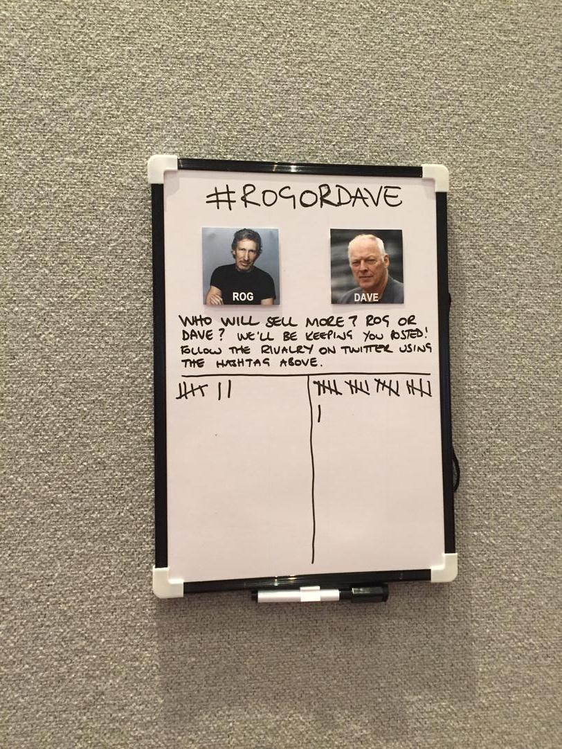 keepvinylalive's tweet photo. And the winner is Dave, by a comfortable margin! #rogordave #nas15 http://t.co/iWCVZCrLix