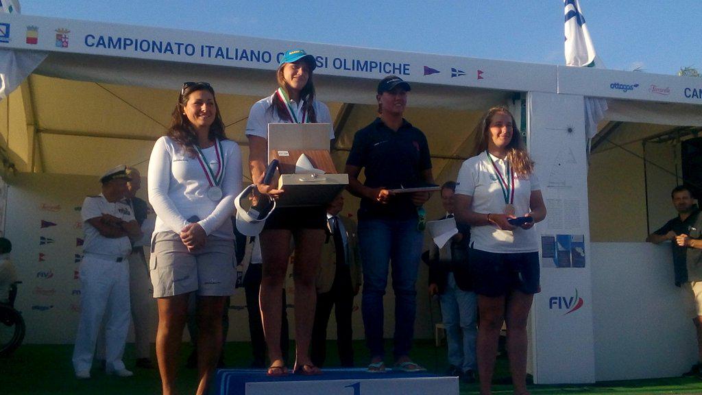 federvela's tweet photo. #CICO2015 #Napoli #Day4 #premiazione le vincitrici della classe #LaserRadial http://t.co/jh2qRUYkuP