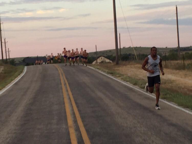 TCU_XC's tweet photo. Awesome LR by the TCU Men's this morning at Chapel Creek! #TCUXC http://t.co/rx5dWUEncZ