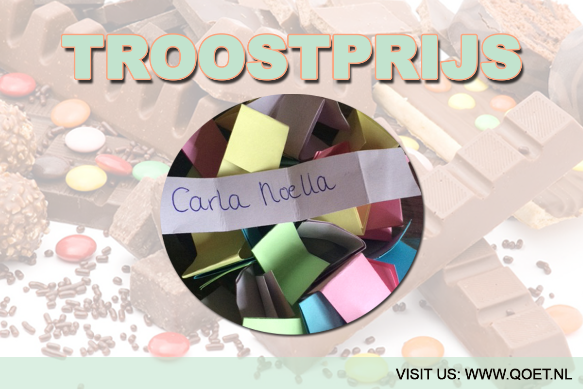 Qoetshop's tweet photo. De winnaar van de troostprijs, een halve kilo #chocolade is Carla noella. Gefeliciteerd! @Qoetshop #fashion http://t.co/jUf0kaAxcS
