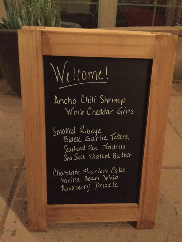 Cassie968's tweet photo. Thanks to #kitchenwest #scottsdaleresort for the amazing Off The Beaten Path dinner - everyone should check it out!! http://t.co/5F76p4VGJ2