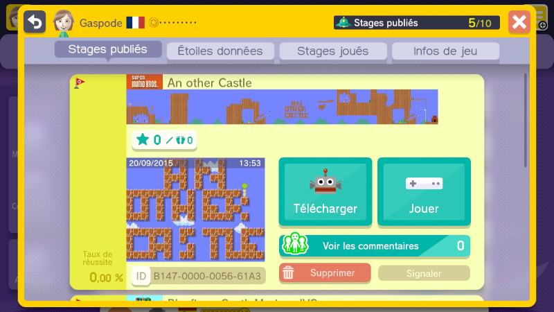 GaspodeWxF's tweet photo. @SMarioMakerFR @MakerCourses @MarioMakerFans Voilà mon dernier niveau en date. http://t.co/UhKZRGq6rE