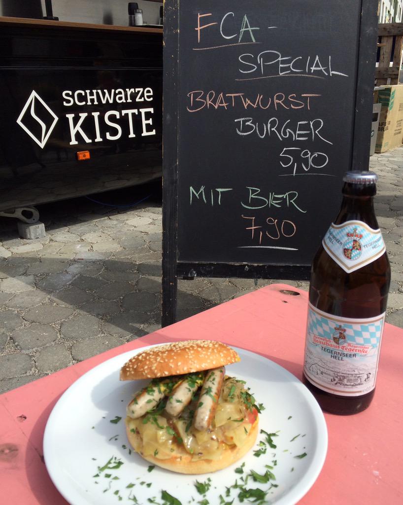Boooom! #FCA #keinesau wir holen heute drei Punkte! #Food #Special #augsburg