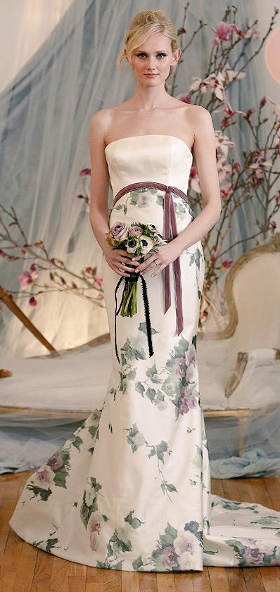 bodasdepiluca's tweet photo. Floral print is bridal trends spring 2016.🌾🌸✨ @EFBridal #wedding #gown #designer #elizabethfillmore #brides #danlecca http://t.co/685peZFFBd