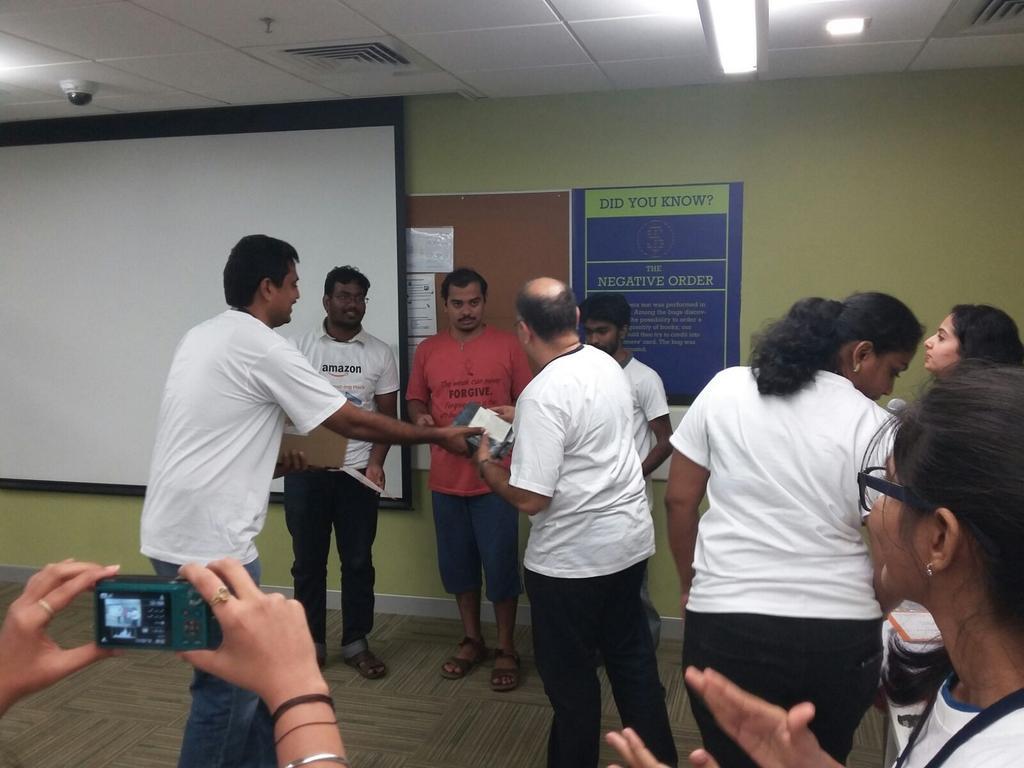 skillenza's tweet photo. And the winners of #TheAmazingHack are: http://t.co/iU598vWrhr