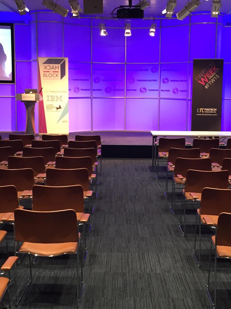 MWHKalis's tweet photo. Stage is set for the final pitching of Hack the Block #FTW15 . 2.45pm... http://t.co/4qEOmKef4y