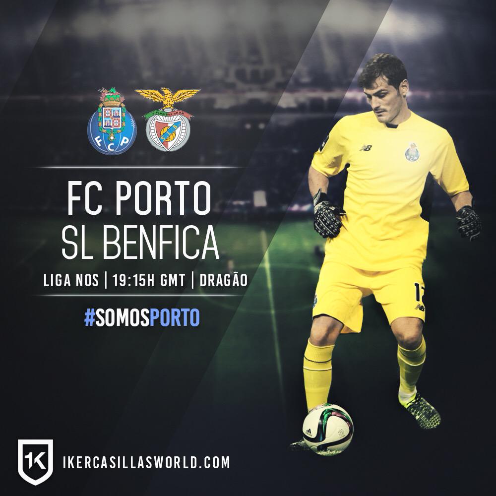 IkerCasillas's tweet photo. Hoy @FCPorto - @SL_Benfica vamos!!! 

⚽️🔵⚪️ #SomosPorto #FCPorto http://t.co/zIAAGUv6mT