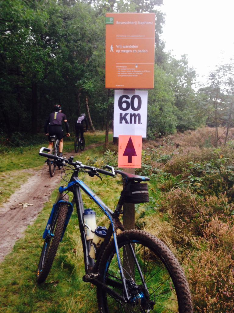 Mooi MTB-ritje gereden met team Dubbellucht, omgeving De Wijk <a href="/rondjedewiek/">ATB-tocht De Wijk</a>. Super parcours en organisatie.