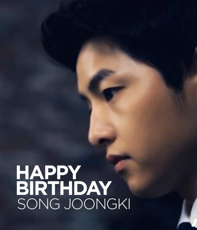 Belated HAPPY BIRTHDAY Song Joong Ki oppaa!!! 