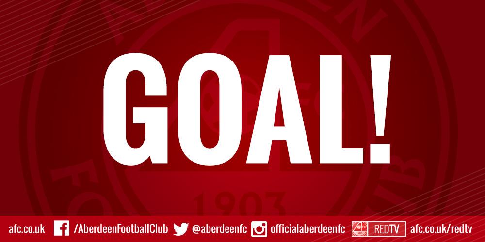 AberdeenFC's tweet photo. GOAL! !!!!! Aberdeen take the lead!!!! http://t.co/hBgy29YQOq