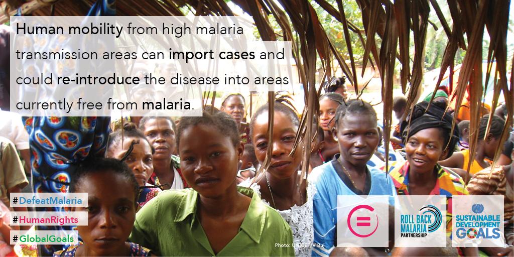 endmalaria's tweet photo. Migrants &amp; displaced groups must be included to #DefeatMalaria http://t.co/Vt1FUW1O7B #GlobalGoals #HumanRights http://t.co/UL2xfNyFYX