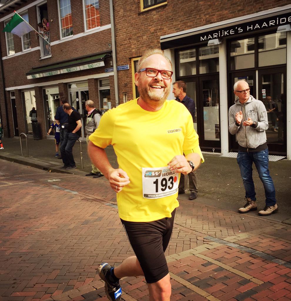 De eerste run van onze nieuwe - woensdag benoemd! - voorzitter Paul Alberts <a href="/paulenzovoorts/">Paul Alberts</a>! <a href="/DeTienvantaogje/">DeTienvantaogje</a> #woehoe