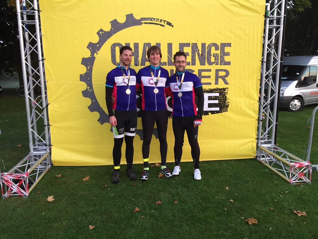 Steve_1084's tweet photo. @CR_UK @CycleCancer2015 feeling tired after the Manchester to Leeds night ride but great event and worth the pain! http://t.co/ANy1TD7GFK