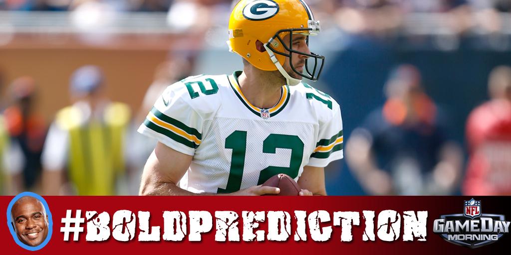Rodgers will throw THREE picks today at home against the Seahawks - <a href="/marshallfaulk/">Marshall Faulk</a> 

Last INT at Lambeau? 2012.