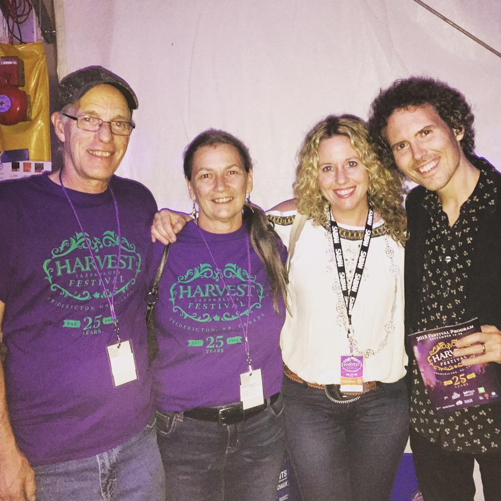 Amy Helm (@amyhelmmusic) on Twitter photo Thank you Dave & Jill, our wonderful volunteer liaisons at the <a href="/Harvest_Blues/">Harvest Time Blues Festival</a> Fest in Fredericton, NB! Thank you Dave & Jill, our wonderful volunteer liaisons at the <a href="/Harvest_Blues/">Harvest Time Blues Festival</a> Fest in Fredericton, NB!