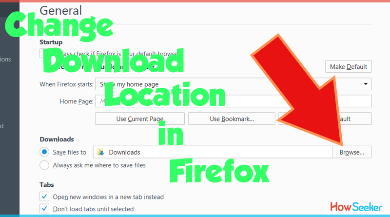 HowSeekerSite's tweet photo. #how to change #DownloadLocation in #firefox
http://t.co/CW9RENnRjN http://t.co/k81RysWNO5