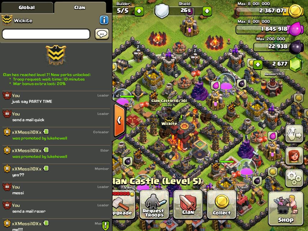 wickite's tweet image. Proud moment to hit level 7💪💪 #ClashOfClans #warwin