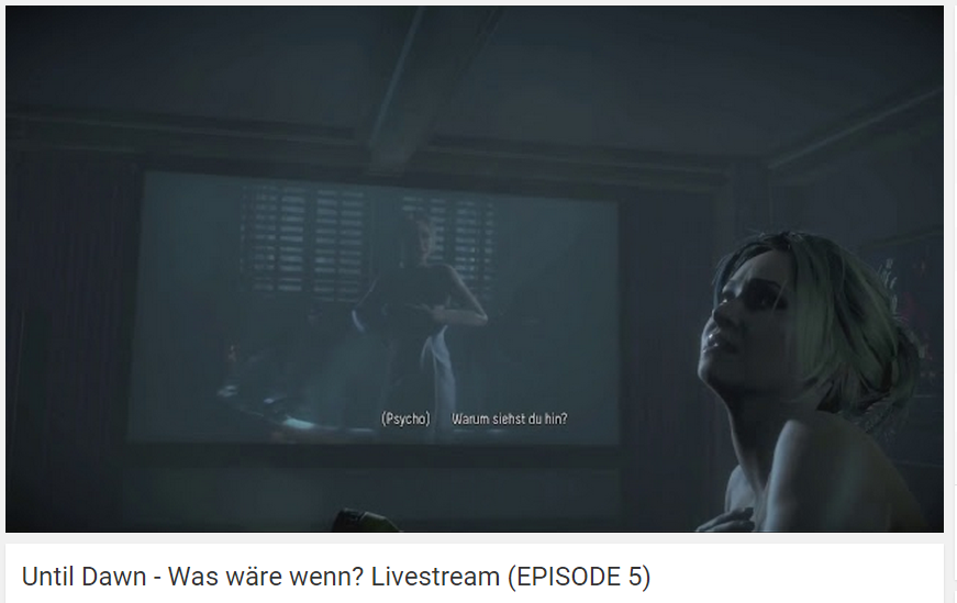 FeLuckPrivate's tweet photo. @Domtendo #tapferlich Das Ende vom UNTIL DAWN Stream :D http://t.co/jWCs8oDPWW