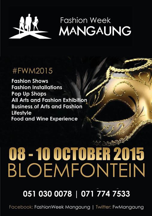 MrTshepoMotsumi's tweet photo. Fashion Week Mangaung #FWM2015 08-10October2015... @FwMangaung Venue, Designers, Models & Partners to be announced!! http://t.co/c7E8ZfyWID