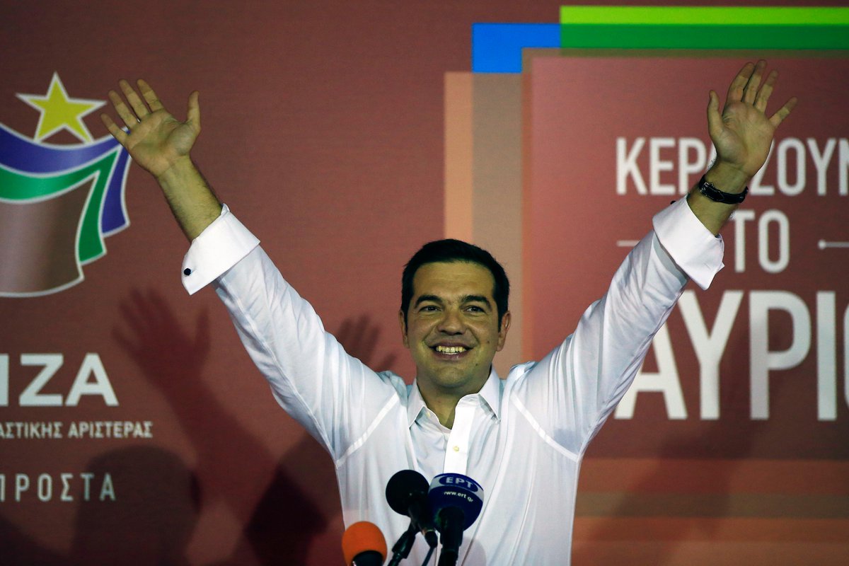 cumhuriyetgzt1's tweet photo. SON DAKİKA!! Komşu'da seçim sonuçlandı... Yunanlar bir kez daha #Syriza dedi #GreekElections http://t.co/SZfZfV0ArB http://t.co/BeXjJUSpQV