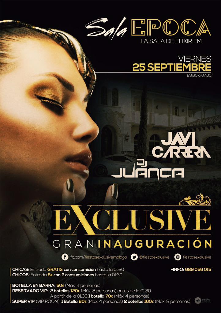 fiestasxmalaga's tweet photo. ATENCION ATENCION PORQUE DE AVECINA UN FIESTON EN SALA EPOCA!!! #SoyExclusive http://t.co/aUhzzMiwNj